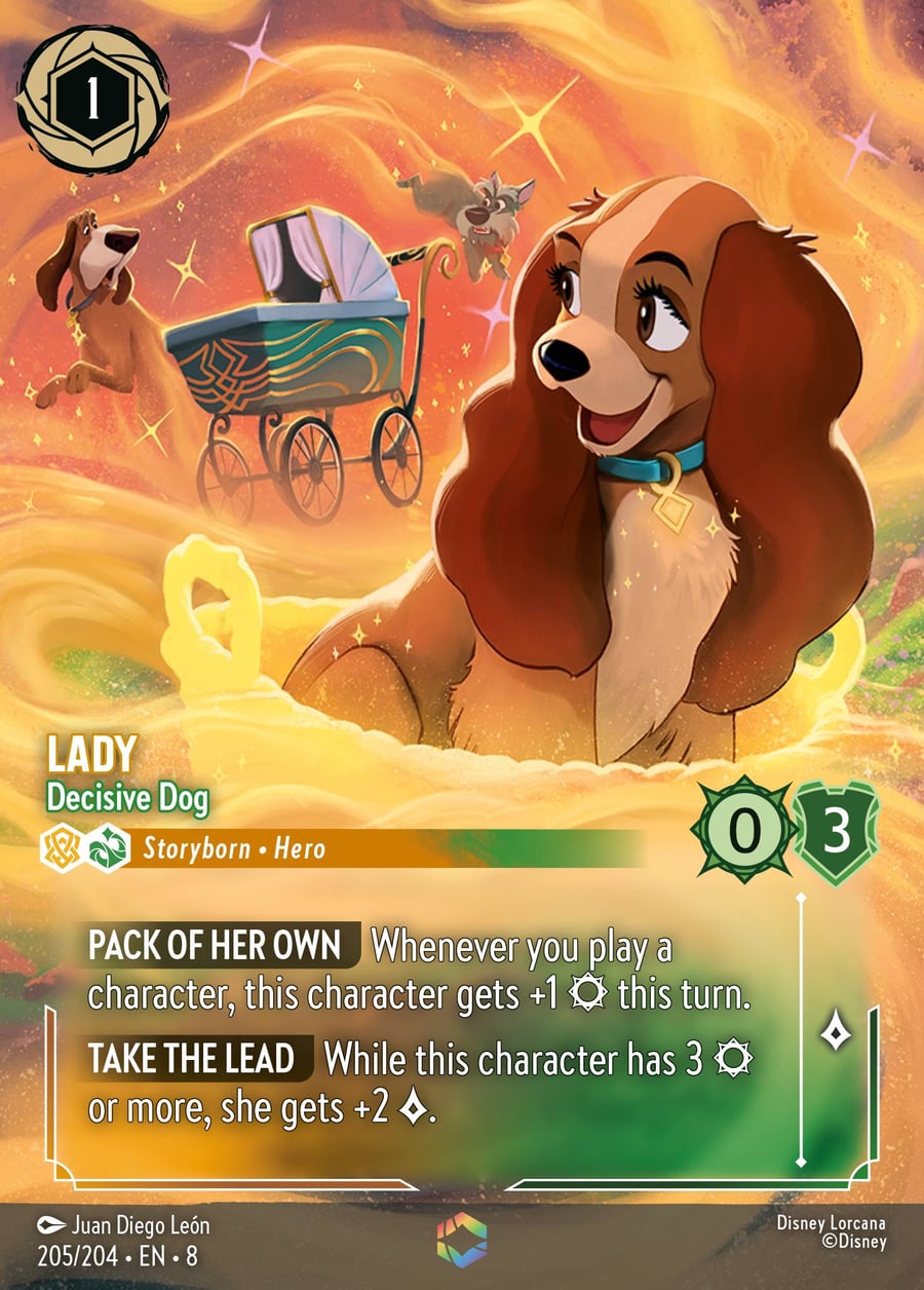 Lady - Decisive Dog card art