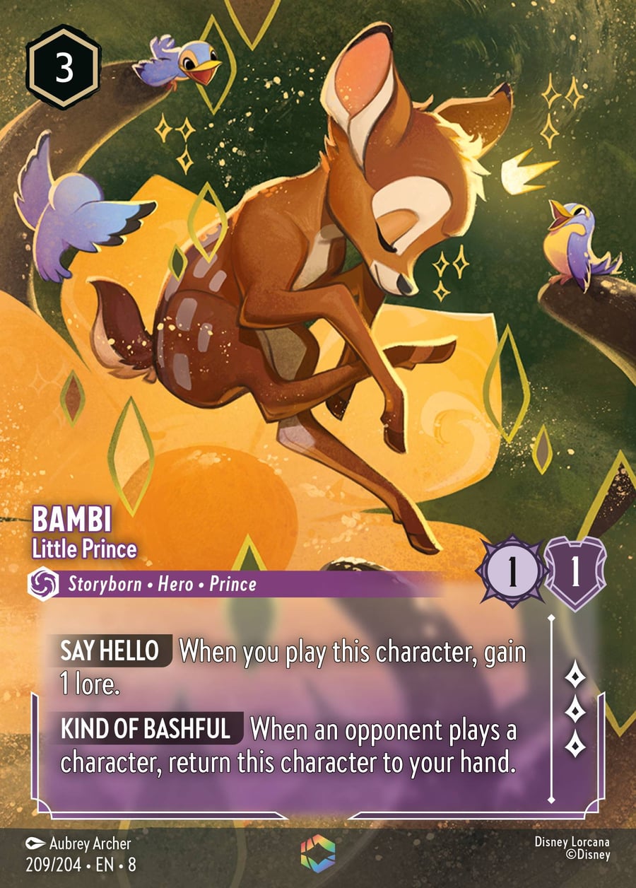 Bambi - Little Prince card art