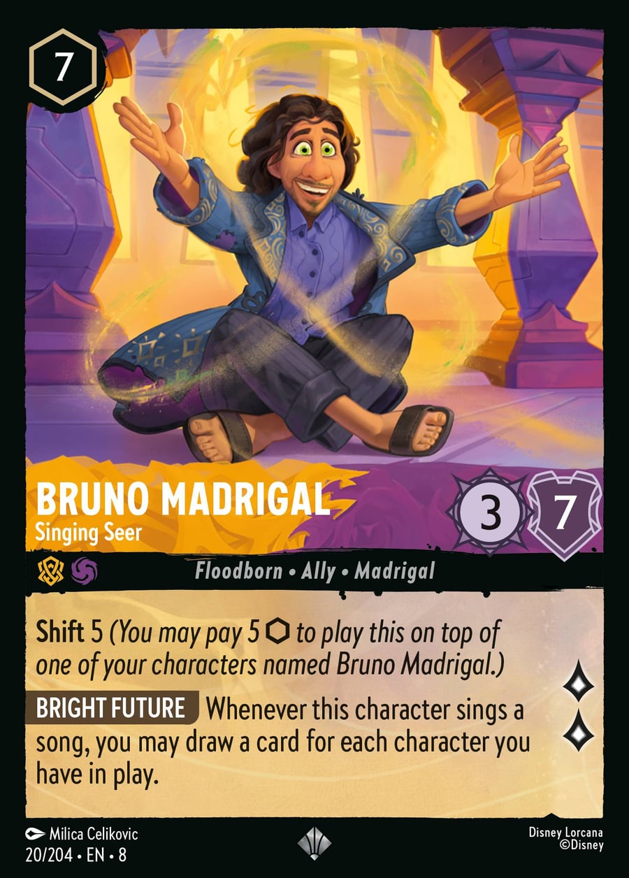 Bruno Madrigal - Singing Seer card art