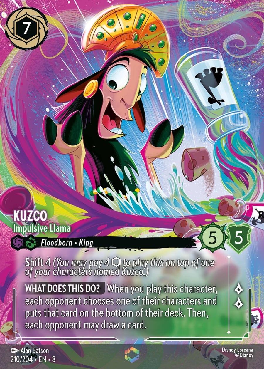 Kuzco - Impulsive Llama card art