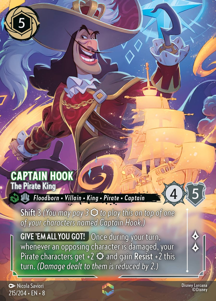 Captain Hook - The Pirate King card art