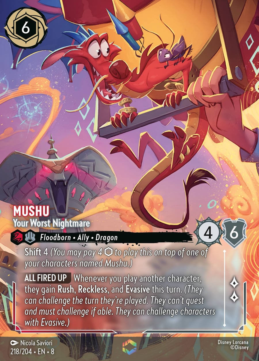 Mushu - Your Worst Nightmare card art