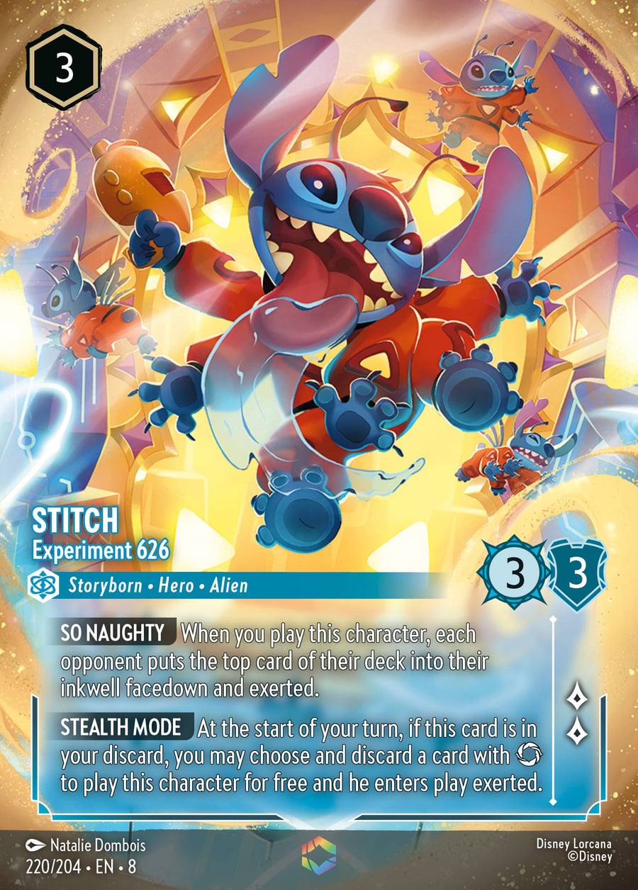 Stitch - Experiment 626 card art