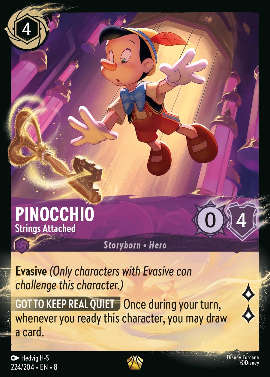 Pinocchio - Strings Attached card art