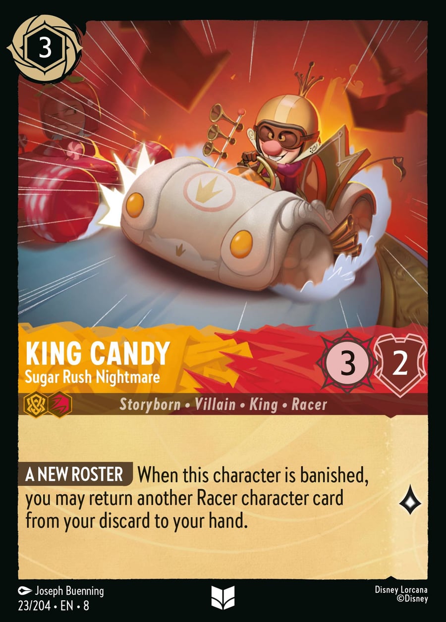 King Candy - Sugar Rush Nightmare card art