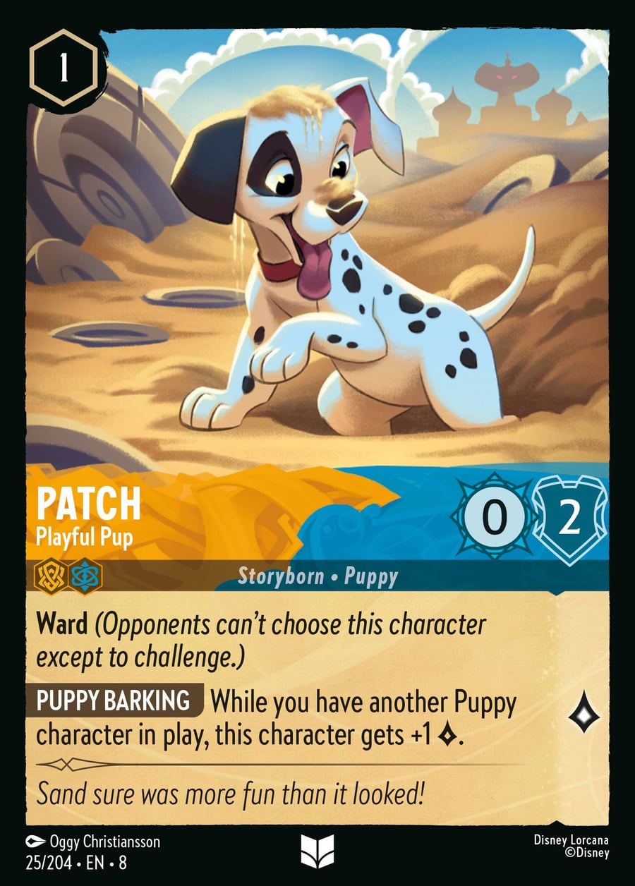 Patch - Playful Pup card art