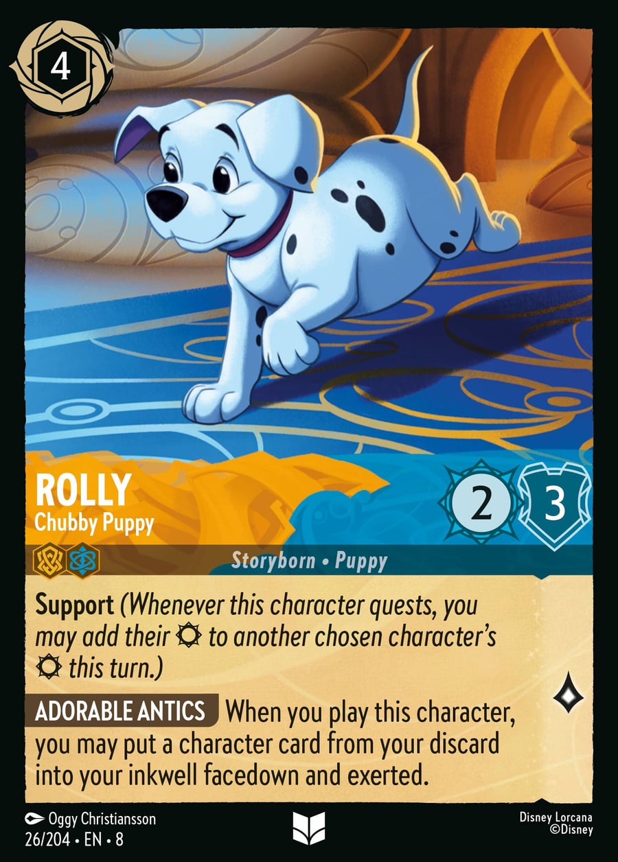 Rolly - Chubby Puppy card art
