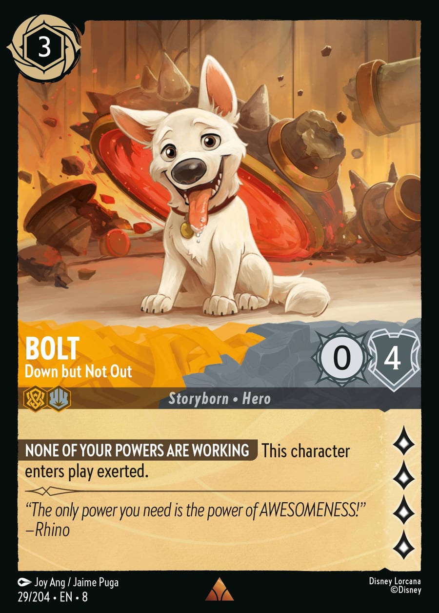 Bolt - Down but Not Out card art