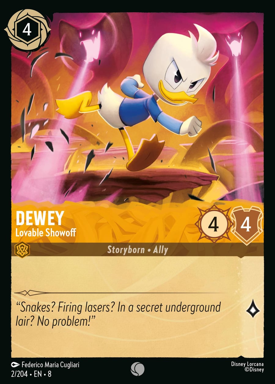 Dewey - Lovable Showoff card art