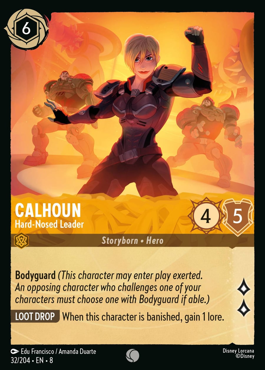 Calhoun - Hard-Nosed Leader card art