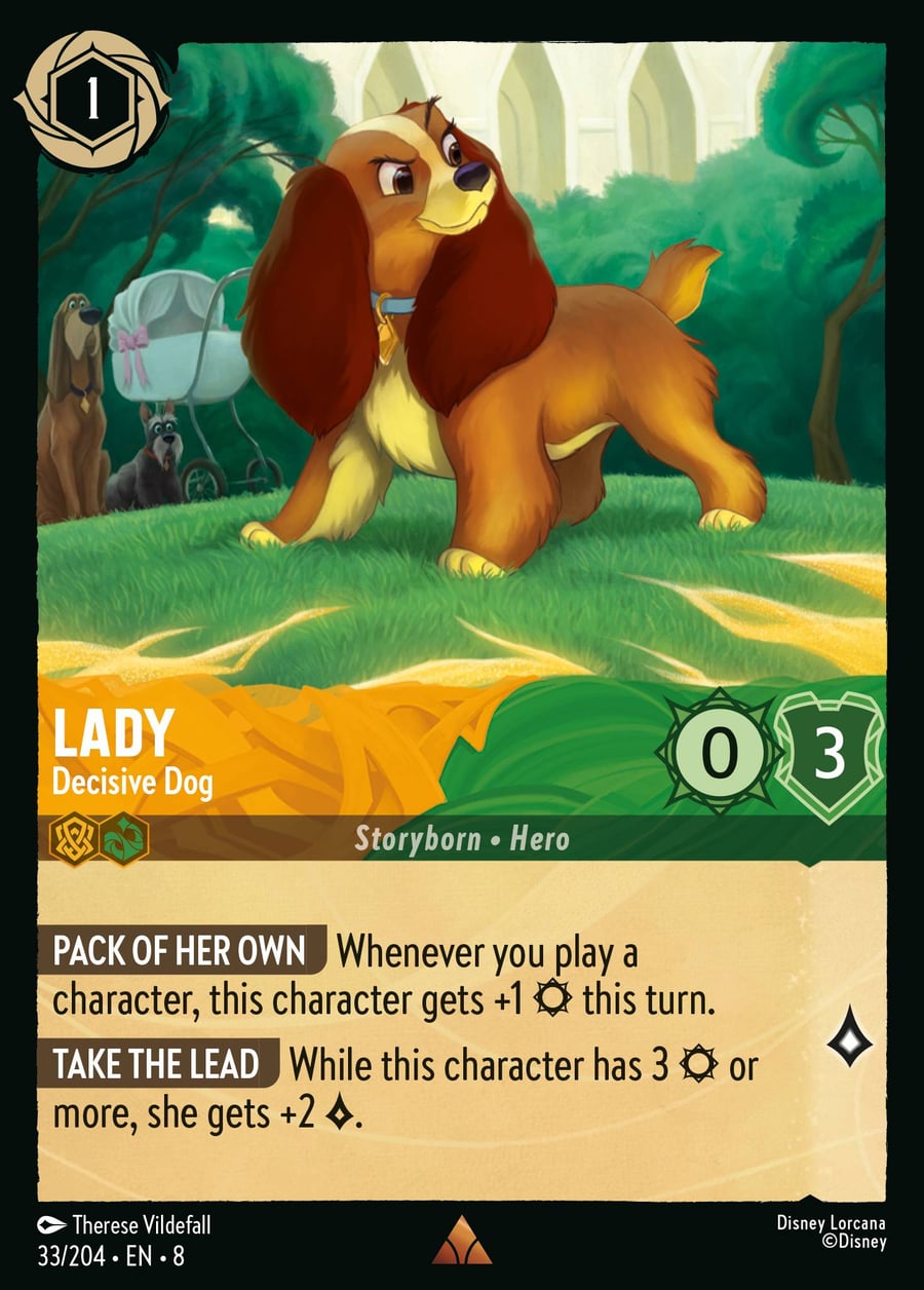 Lady - Decisive Dog card art