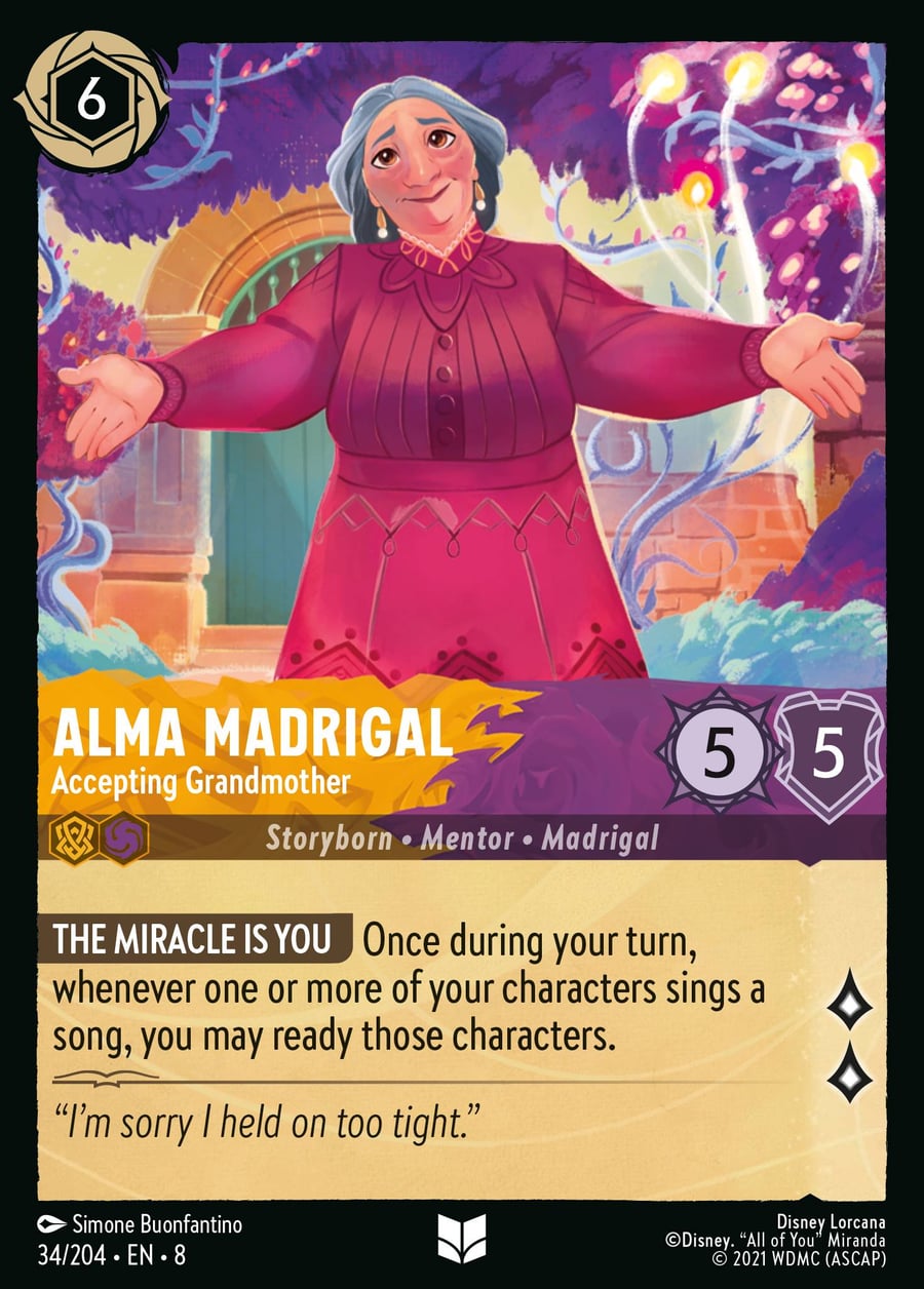 Alma Madrigal - Accepting Grandmother card art