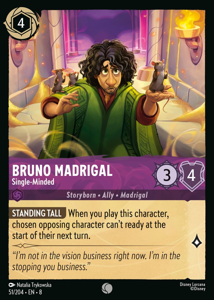 Bruno Madrigal - Single-Minded card art