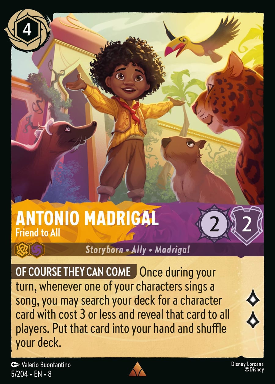 Antonio Madrigal - Friend to All card art