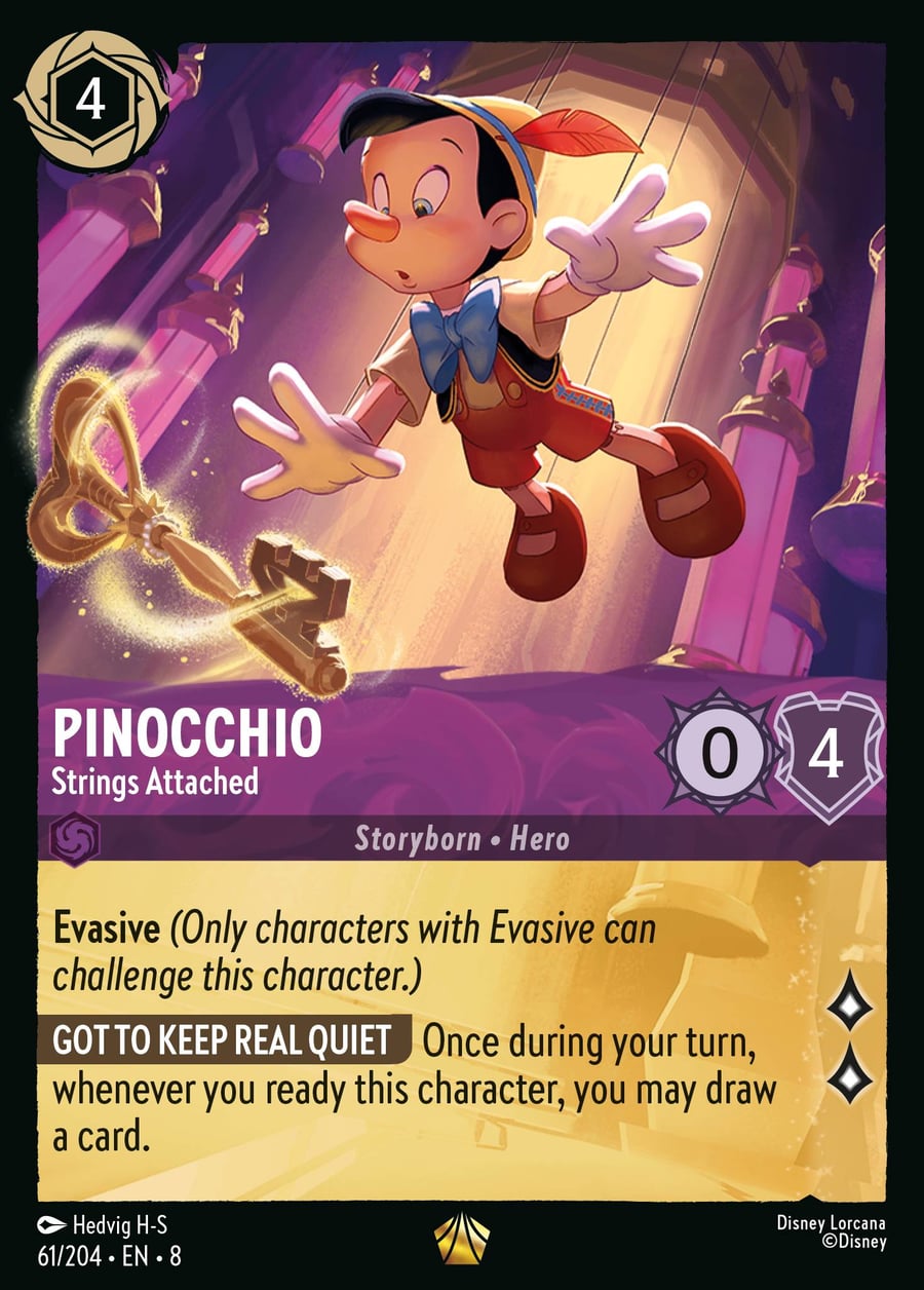 Pinocchio - Strings Attached card art