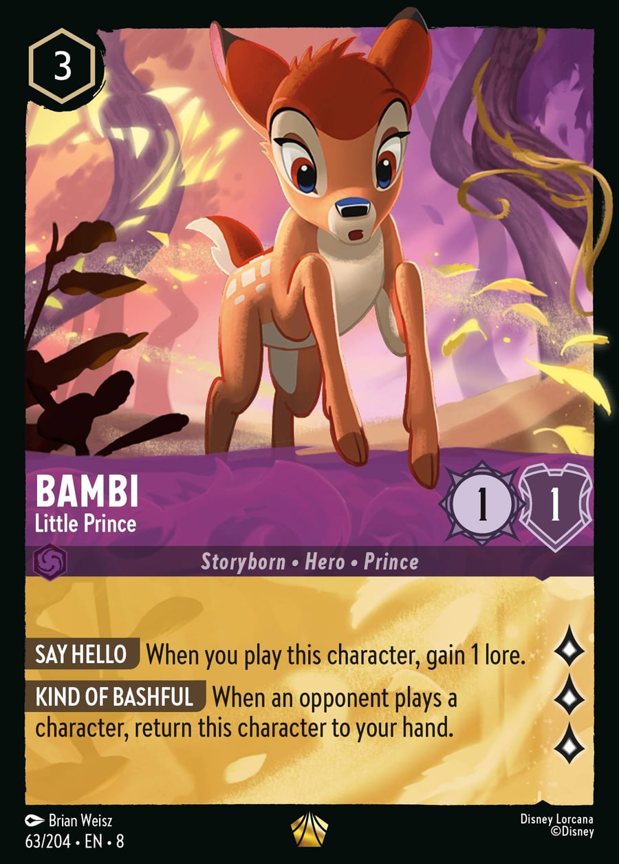 Bambi - Little Prince card art