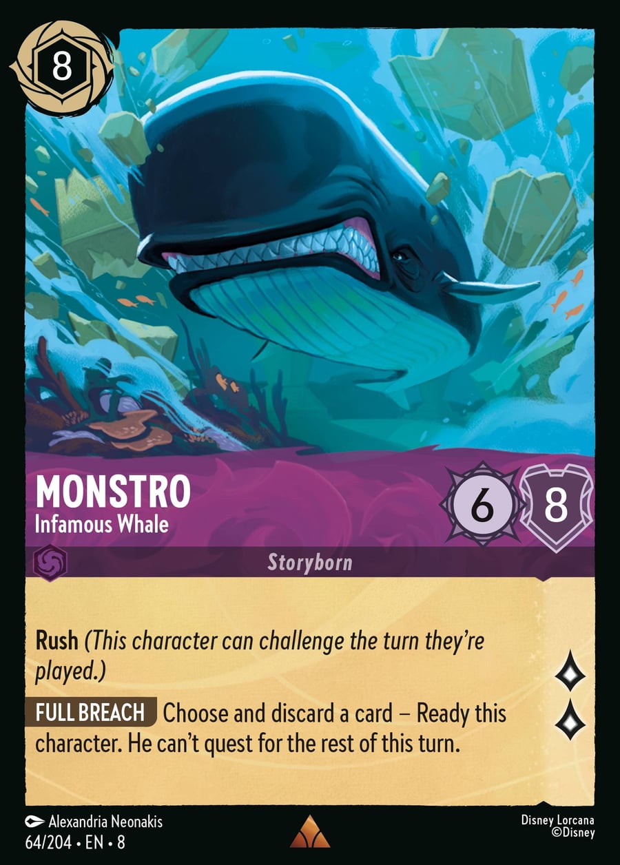Monstro - Infamous Whale card art