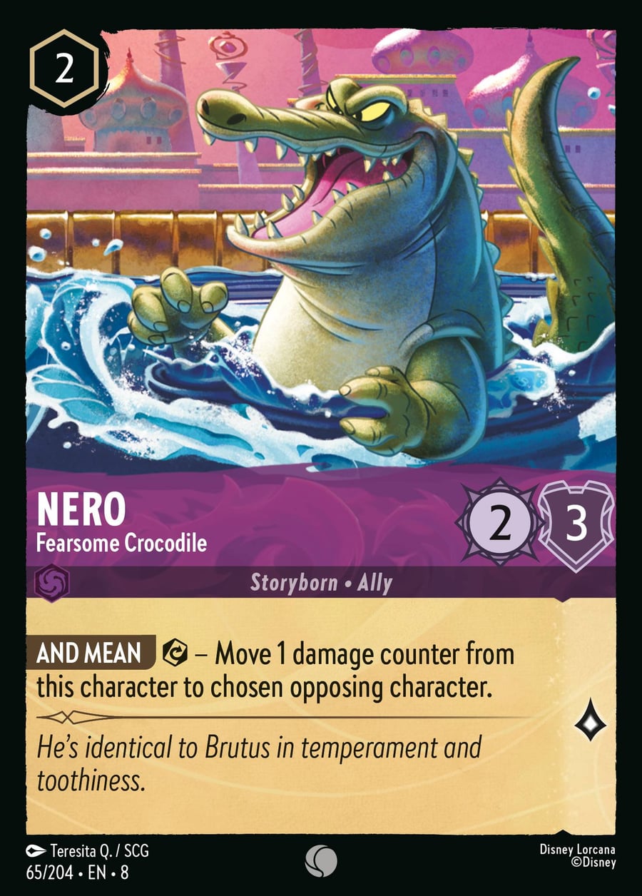 Nero - Fearsome Crocodile card art