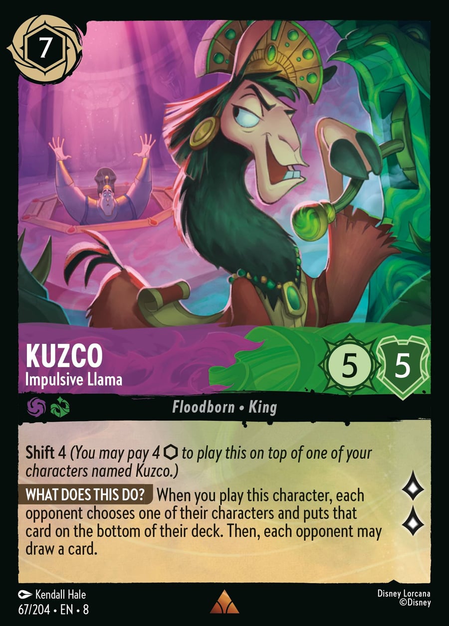 Kuzco - Impulsive Llama card art