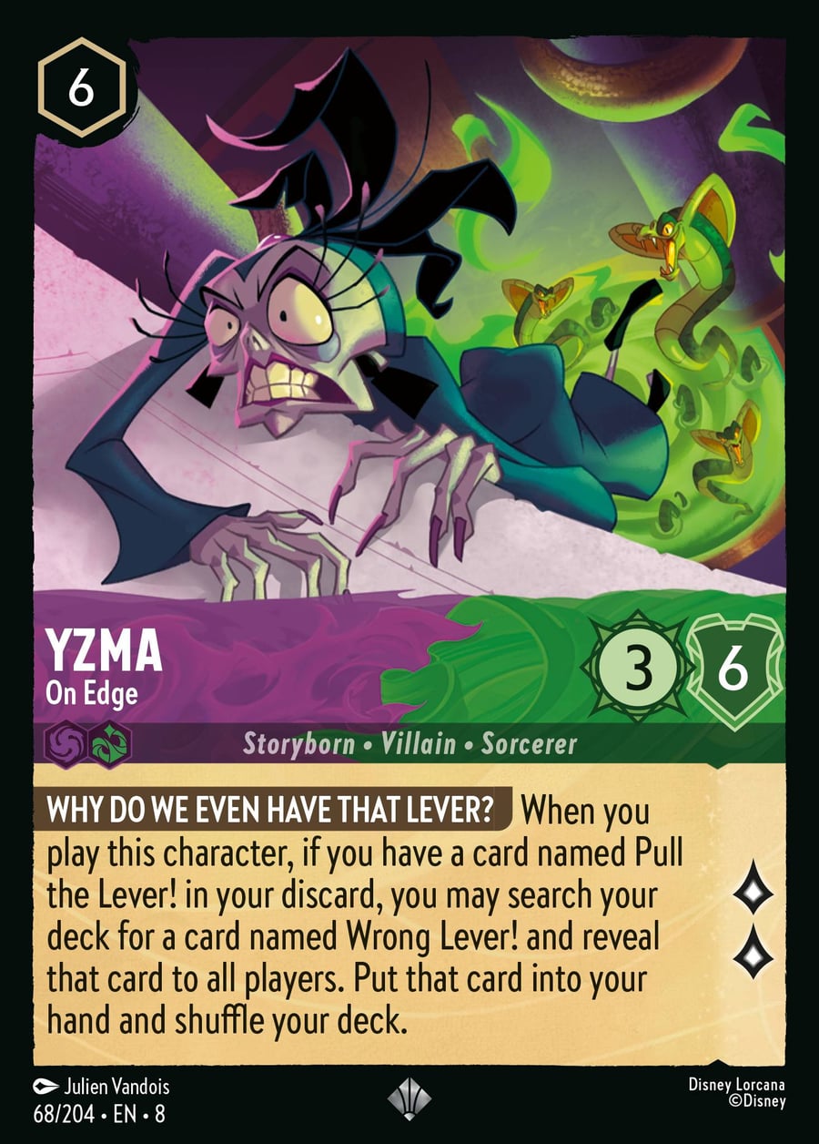 Yzma - On Edge card art