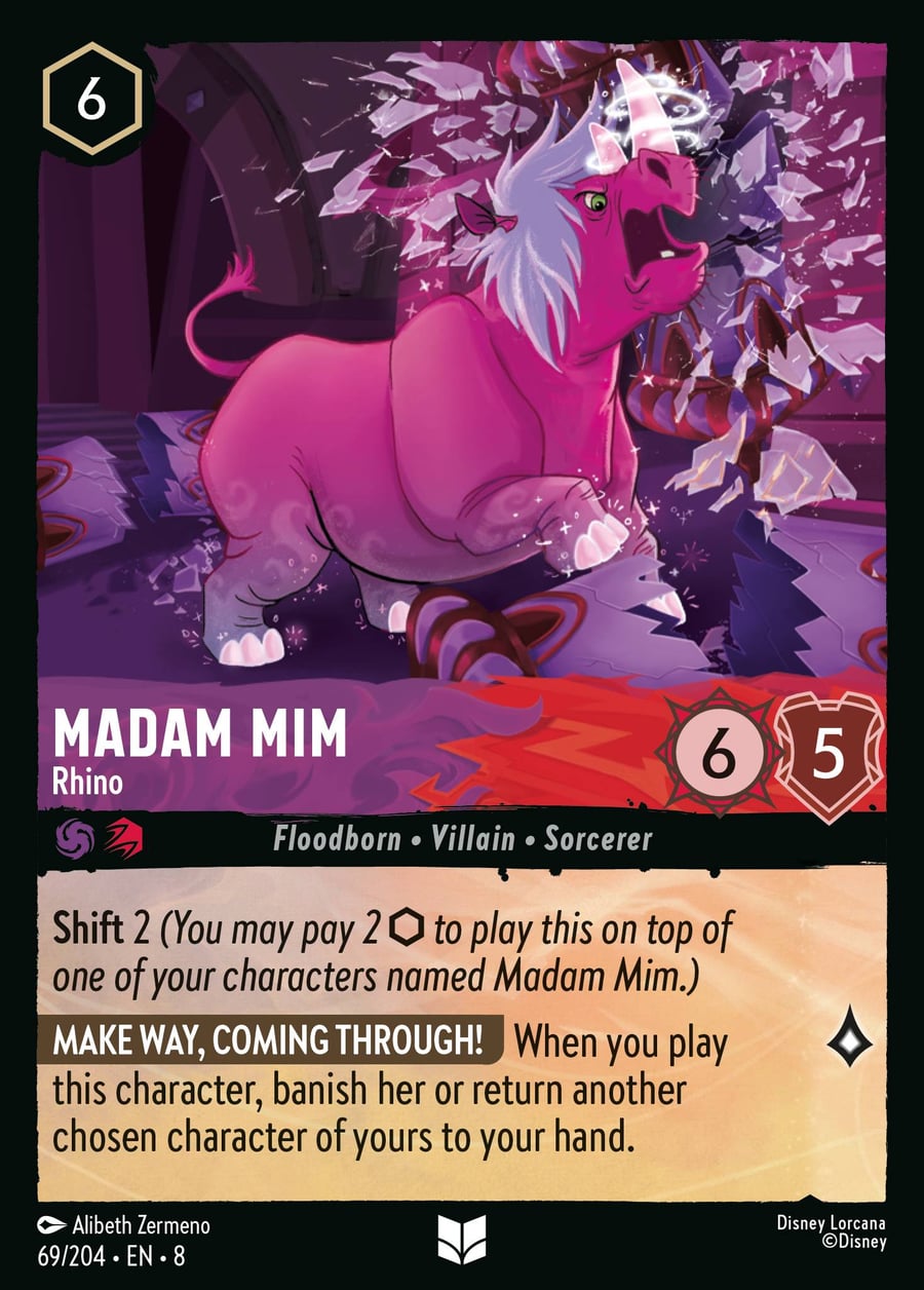 Madam Mim - Rhino card art