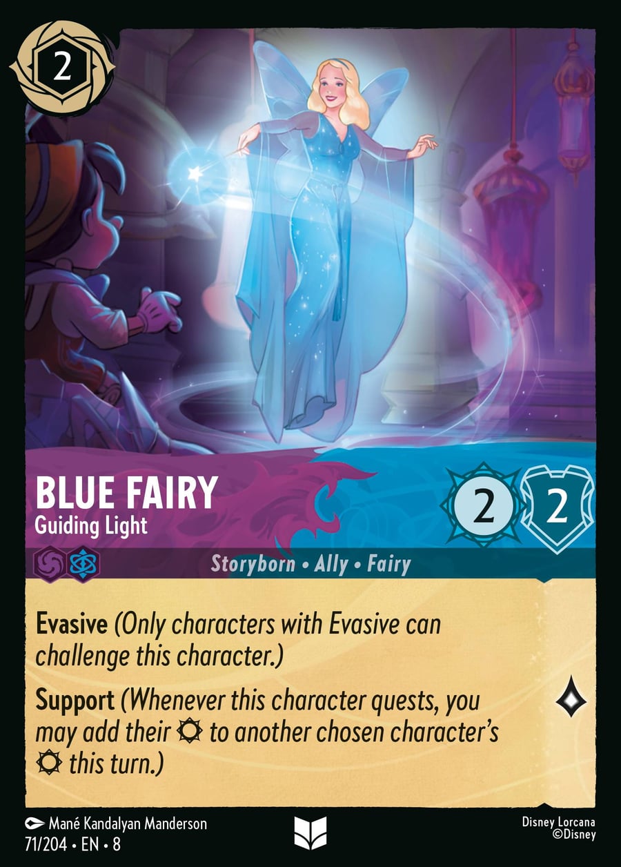 Blue Fairy - Guiding Light card art