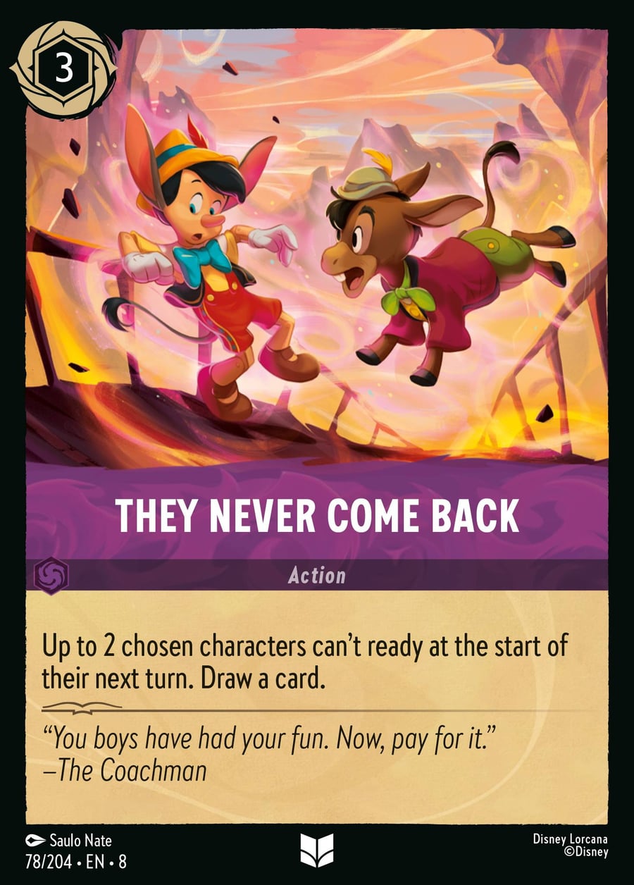 They Never Come Back card art