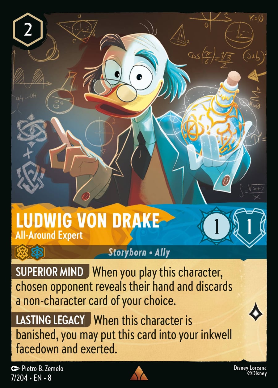 Ludwig Von Drake - All-Around Expert card art