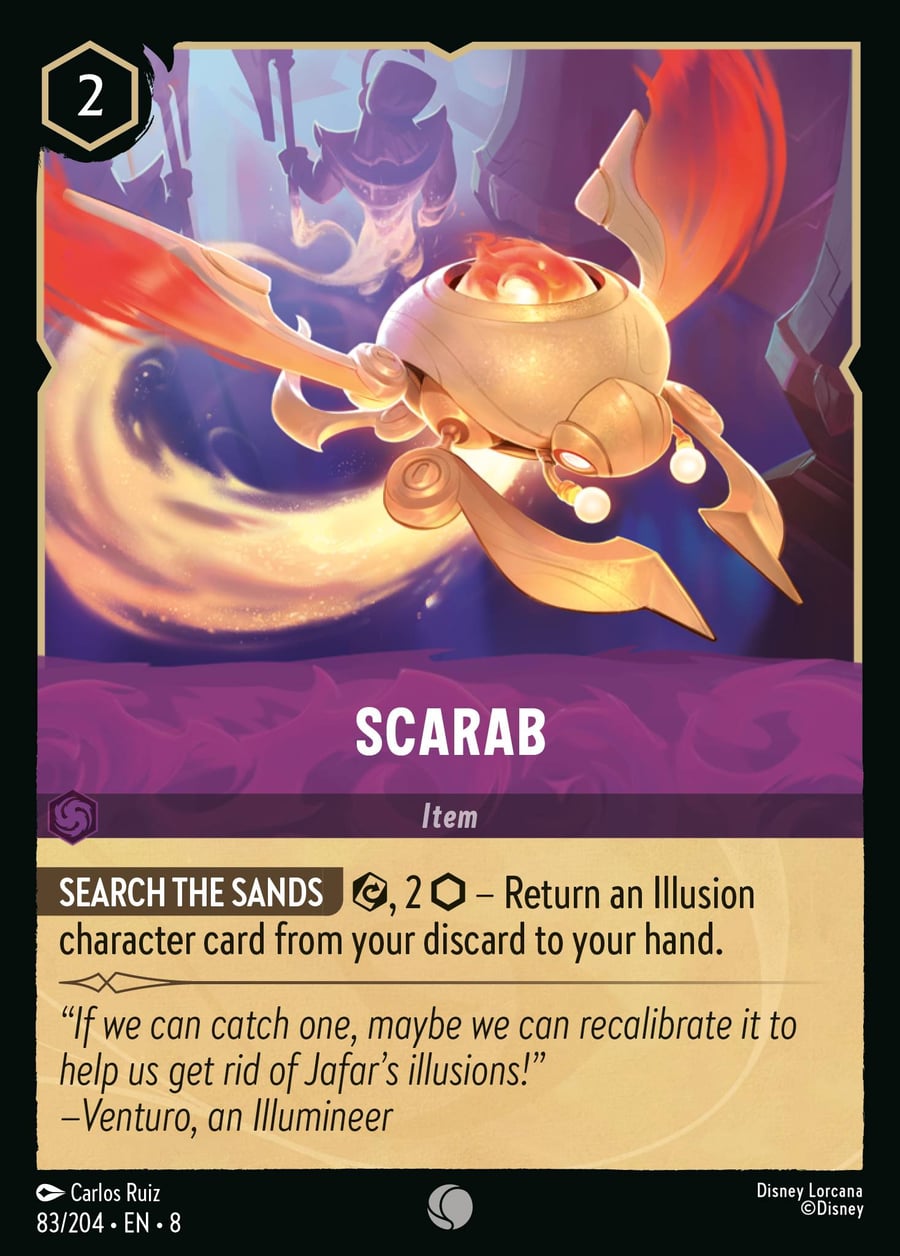 Scarab card art