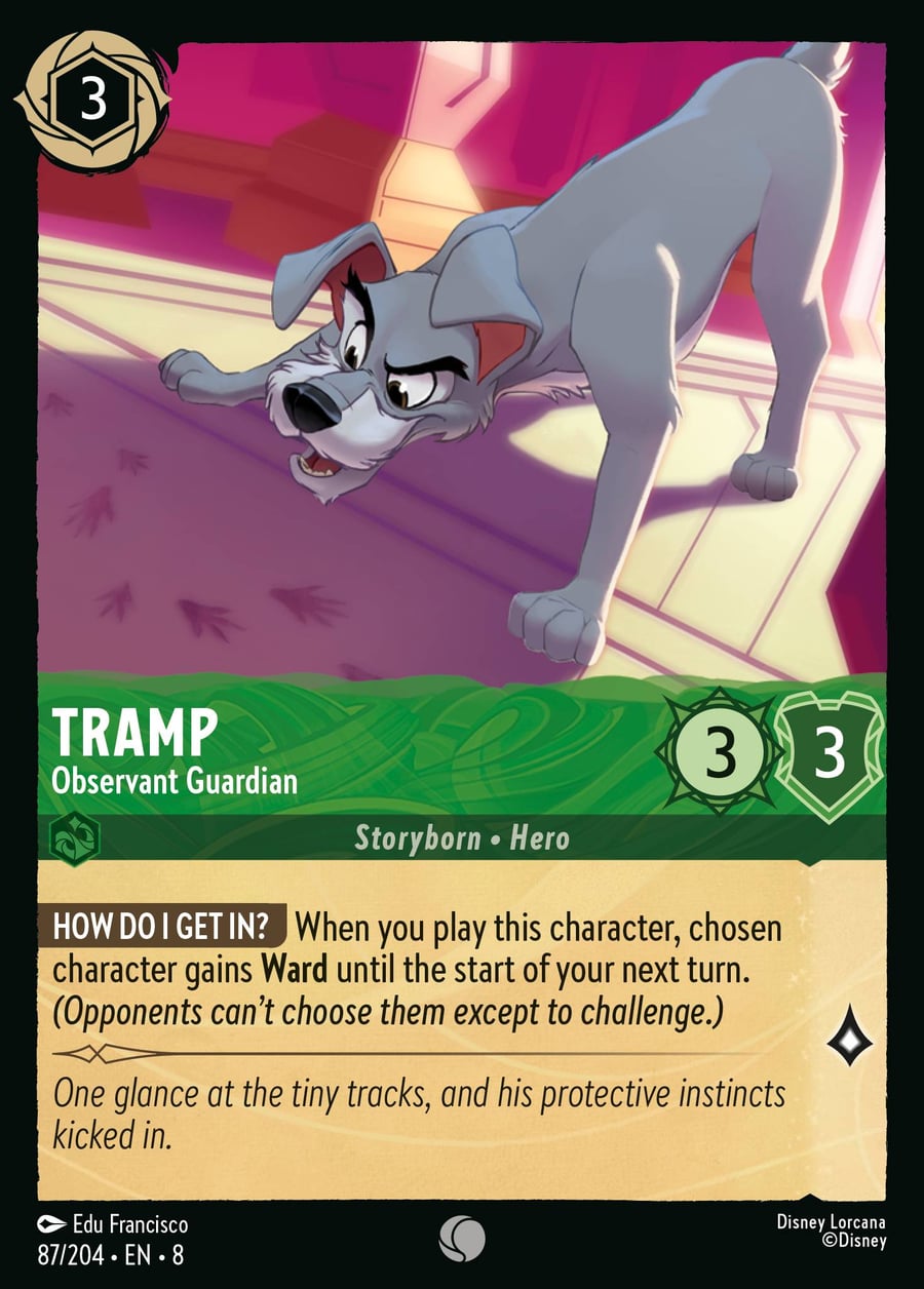 Tramp - Observant Guardian card art