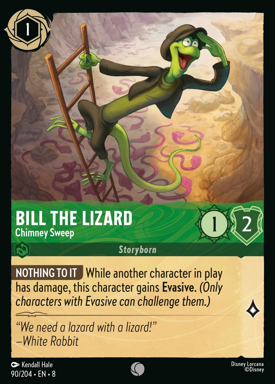Bill the Lizard - Chimney Sweep card art
