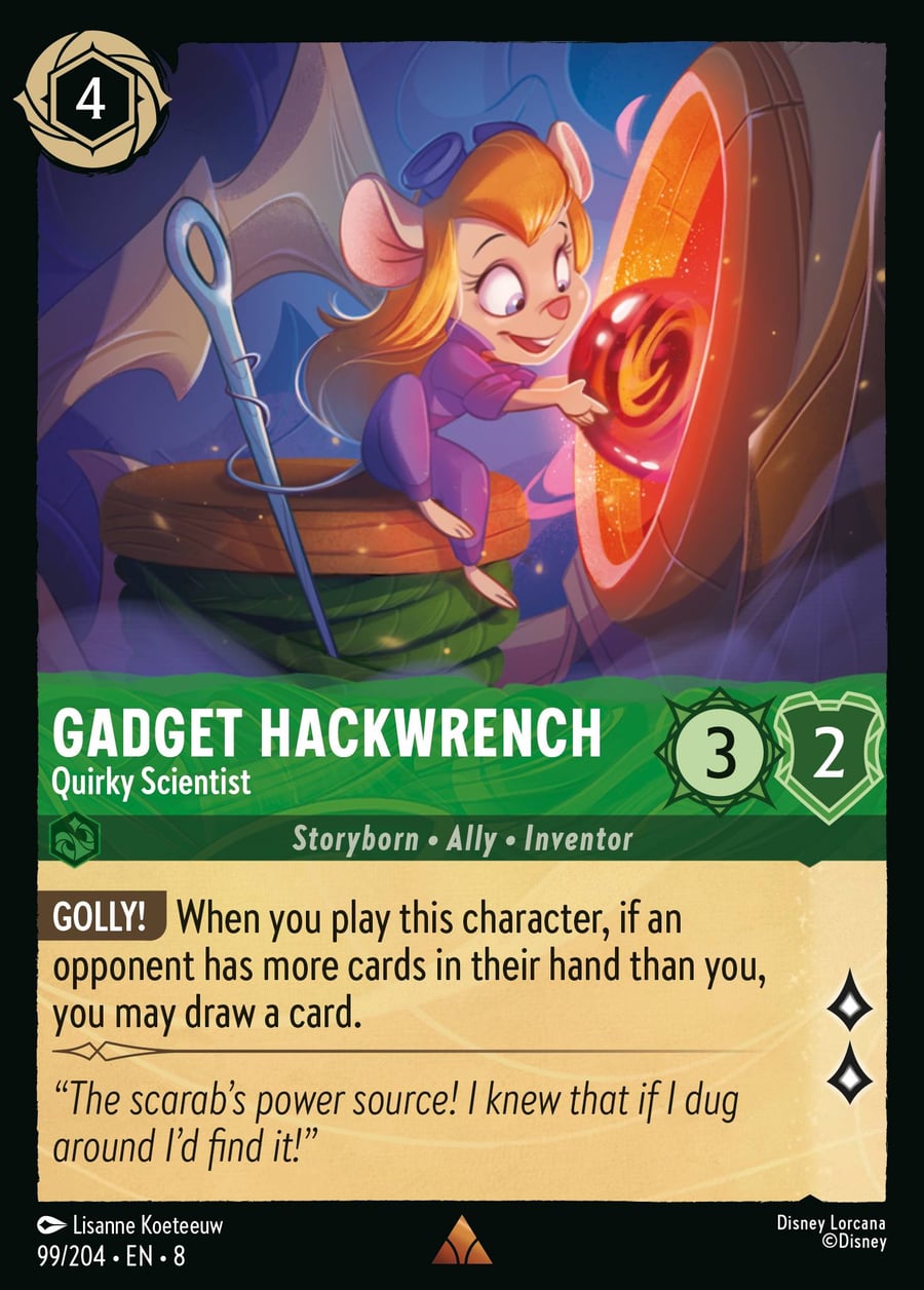 Gadget Hackwrench - Quirky Scientist card art
