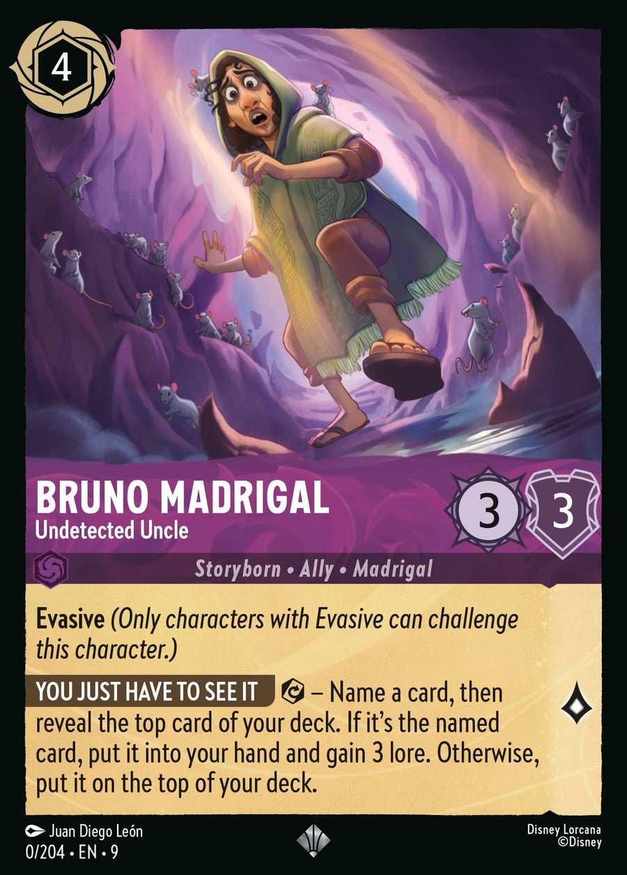 Bruno Madrigal - Undetected Uncle card art