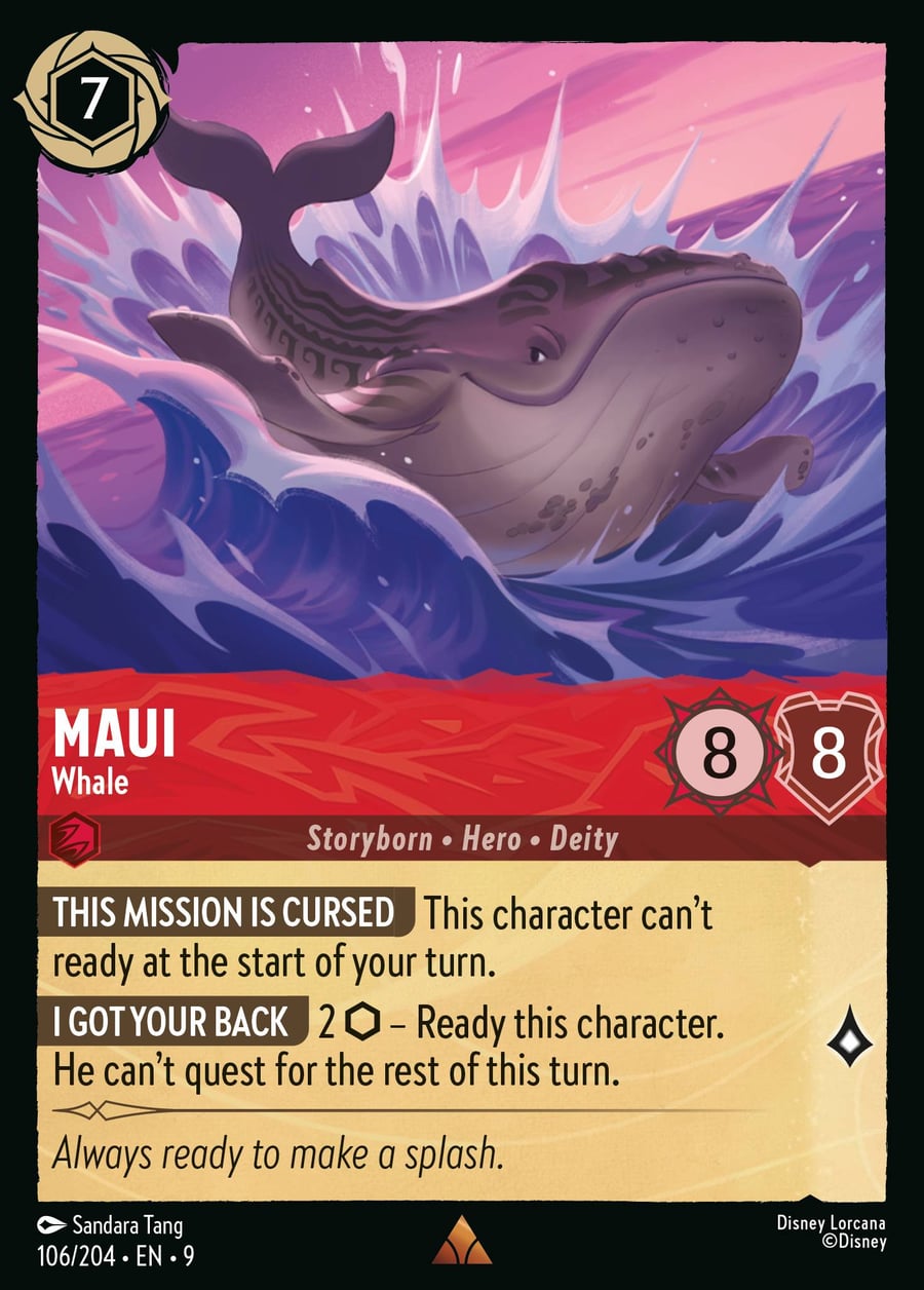 Maui - Whale card art