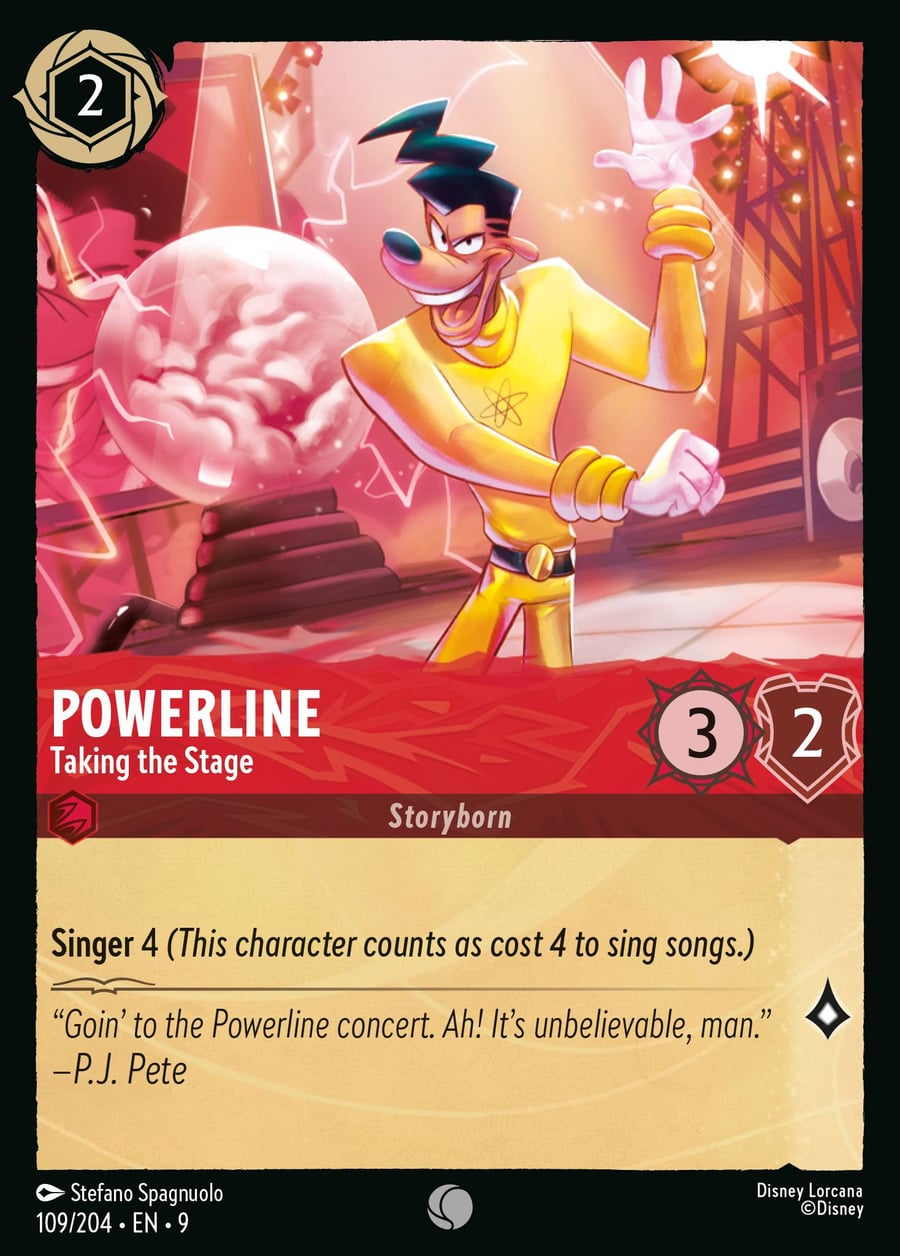 Powerline - Taking the Stage card art