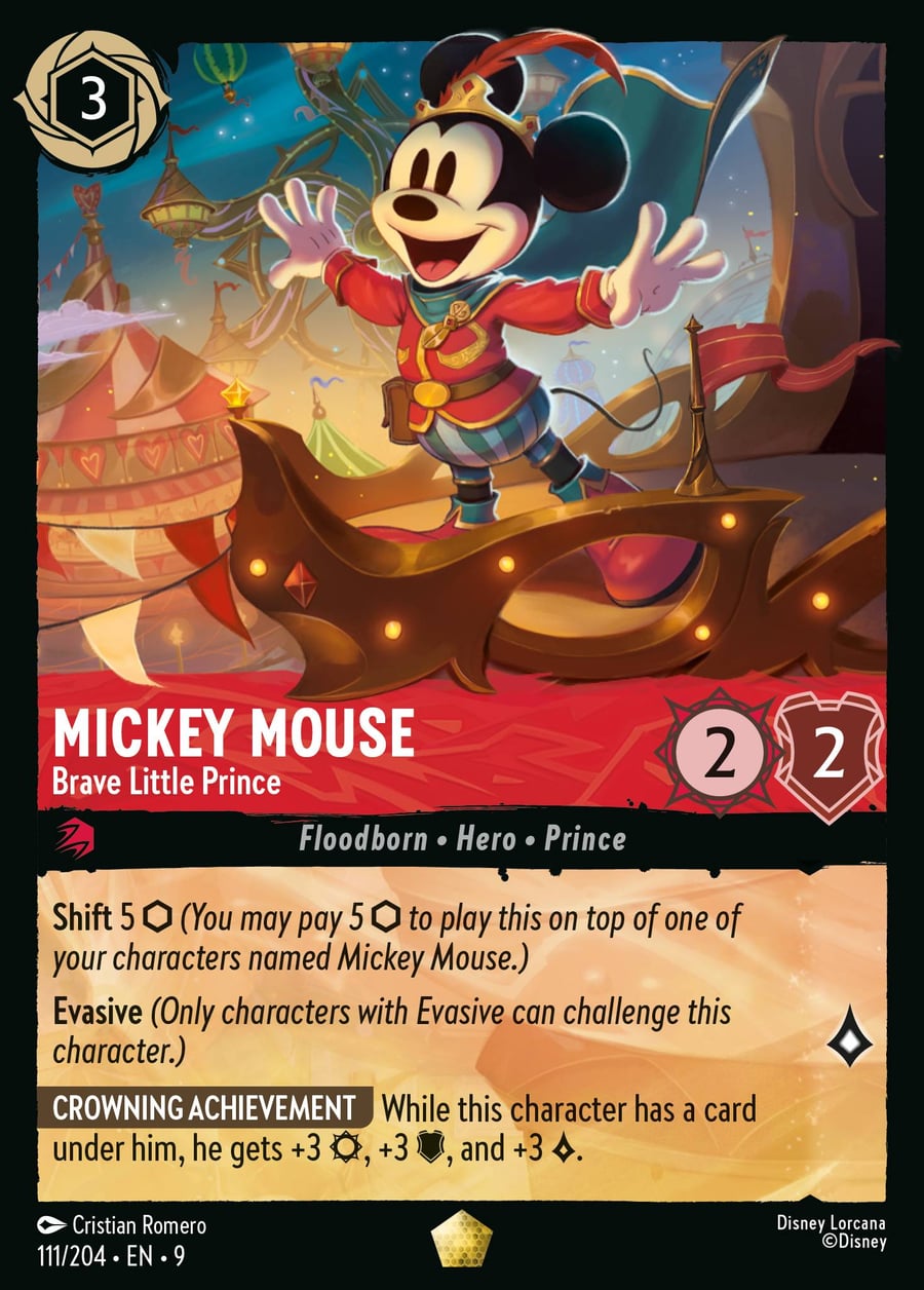 Mickey Mouse - Brave Little Prince card art