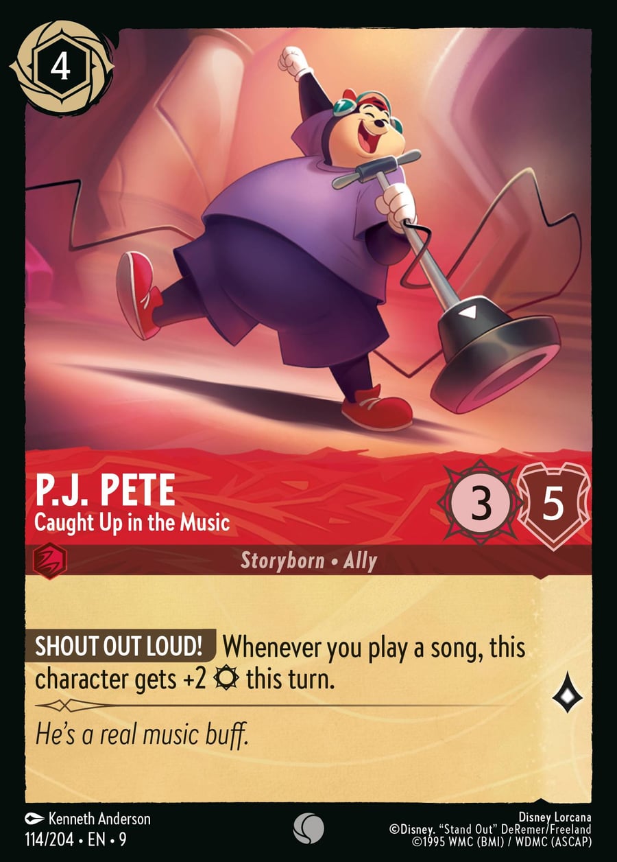 P.J. Pete - Caught Up in the Music card art