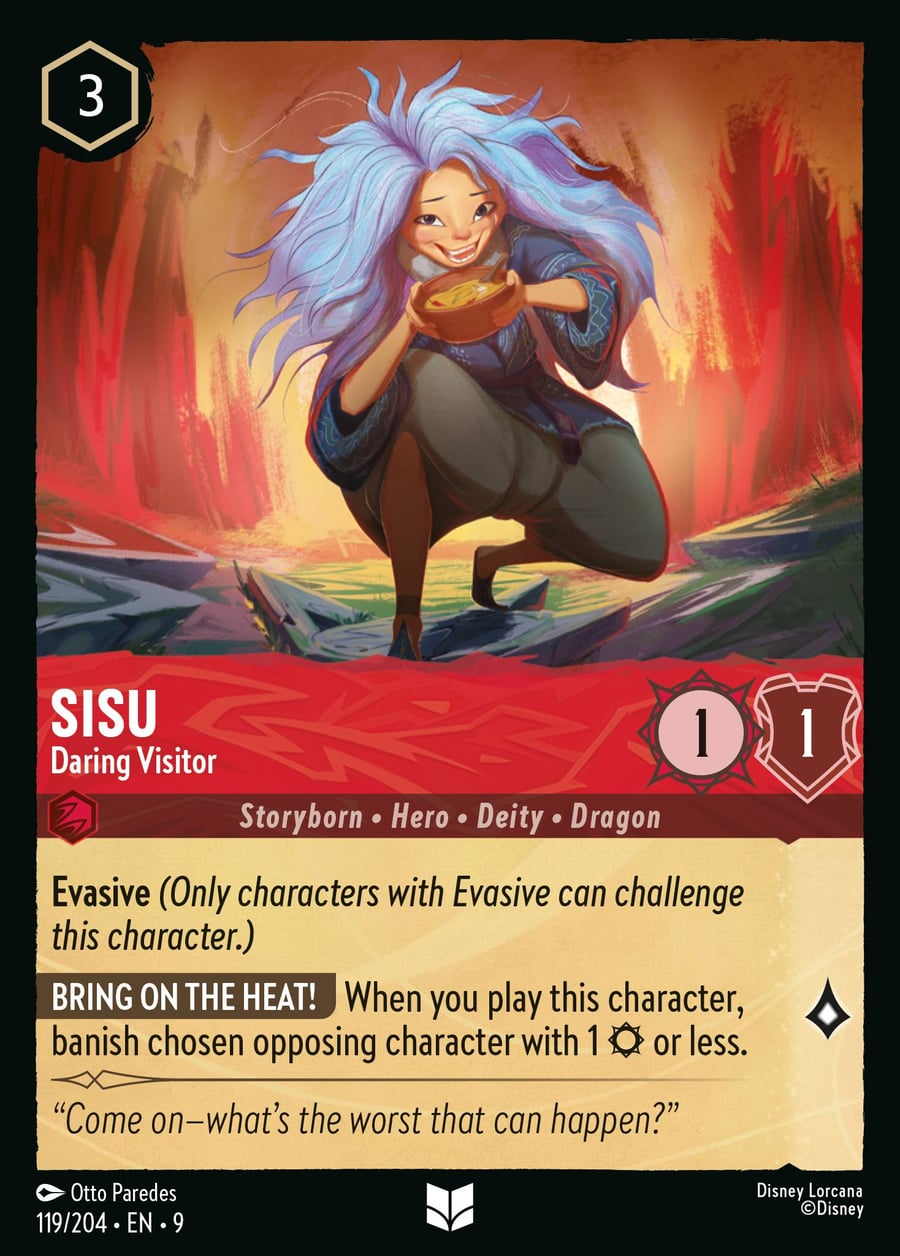 Sisu - Daring Visitor card art
