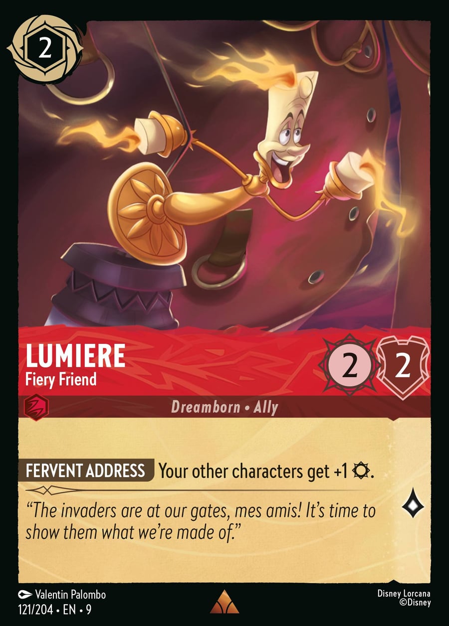Lumiere - Fiery Friend card art