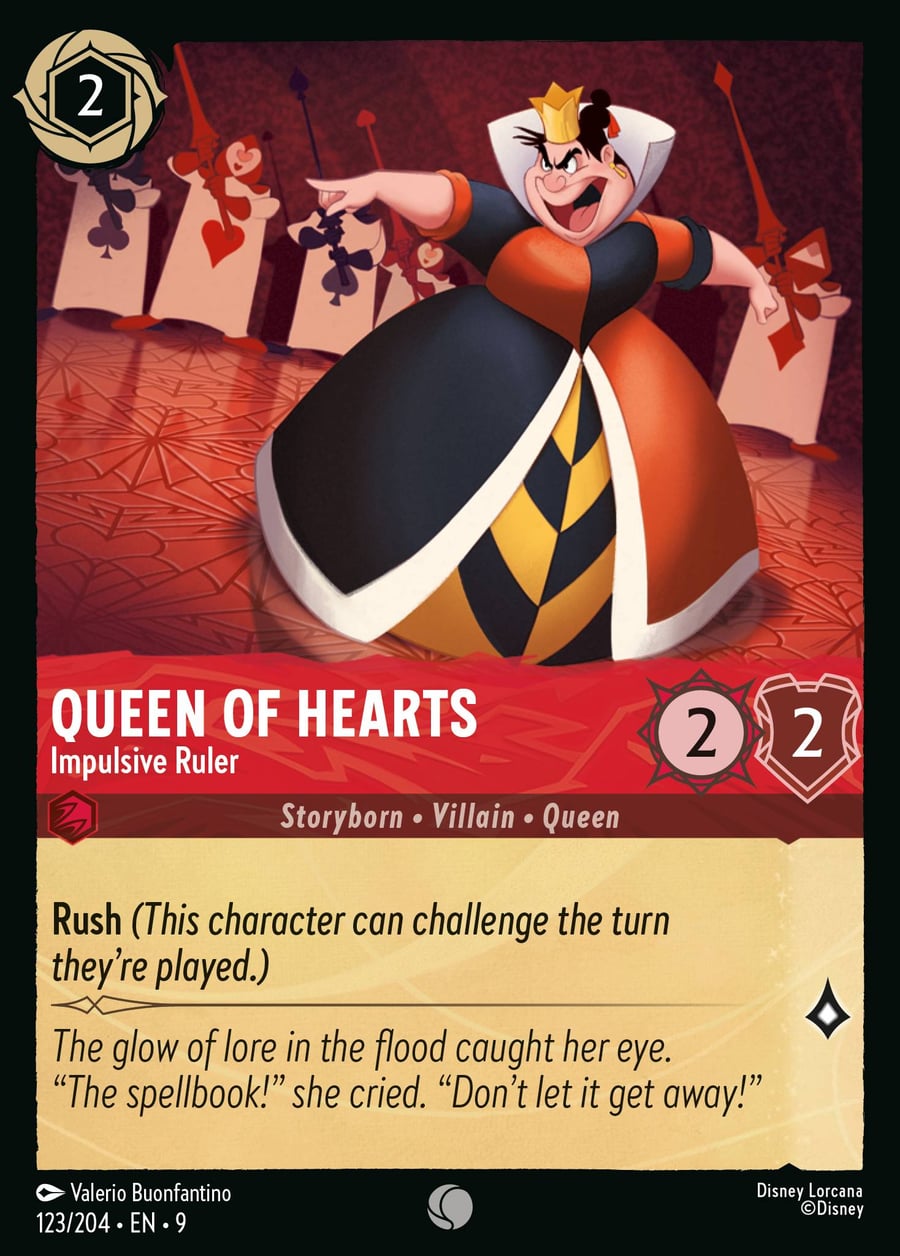 Queen of Hearts - Impulsive Ruler card art