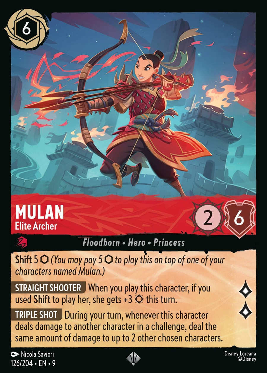 Mulan - Elite Archer card art