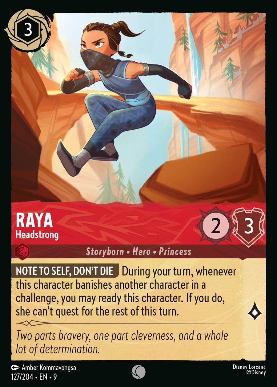 Raya - Headstrong card art