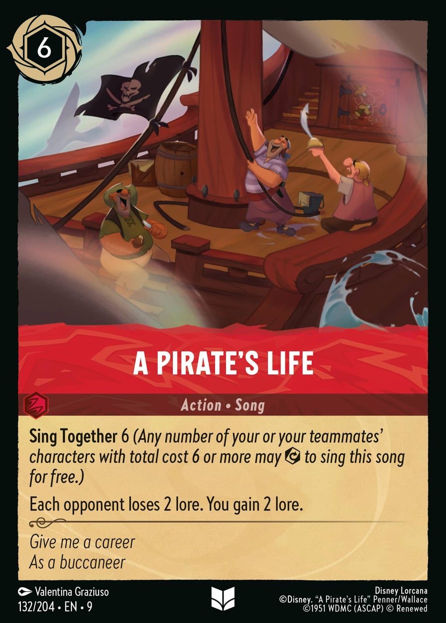 A Pirate’s Life card art