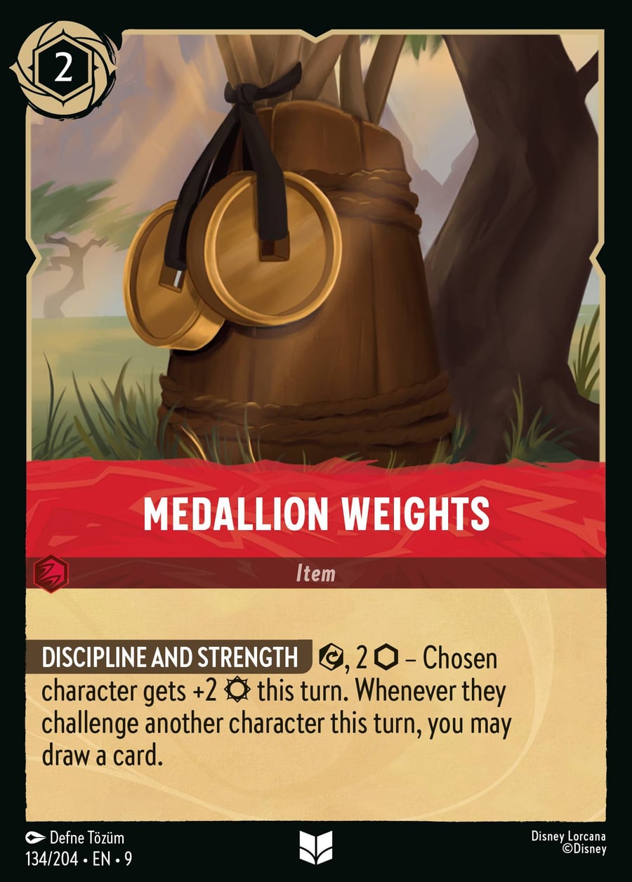 Medallion Weights card art
