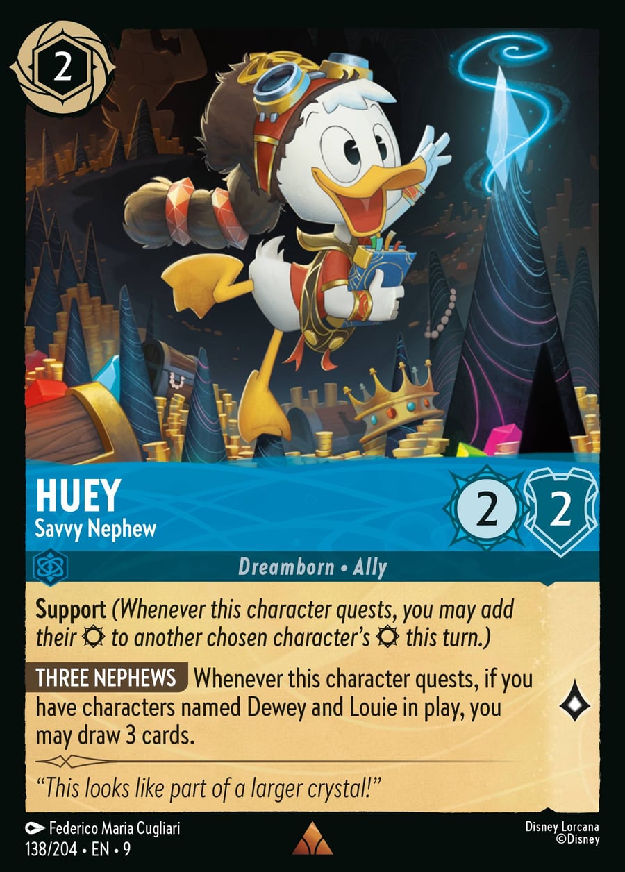Huey - Savvy Nephew card art