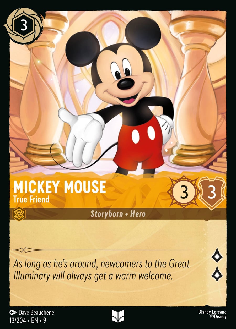 Mickey Mouse - True Friend card art