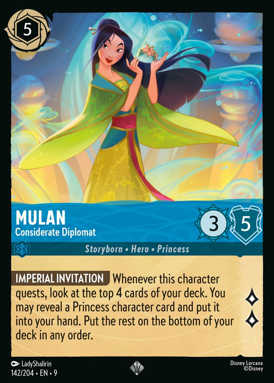 Mulan - Considerate Diplomat card art