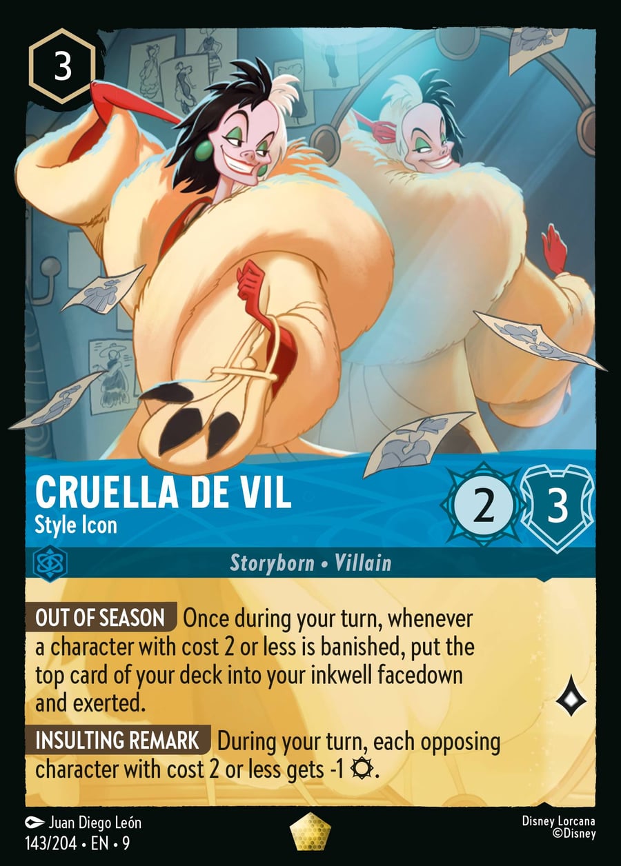 Cruella De Vil - Style Icon card art