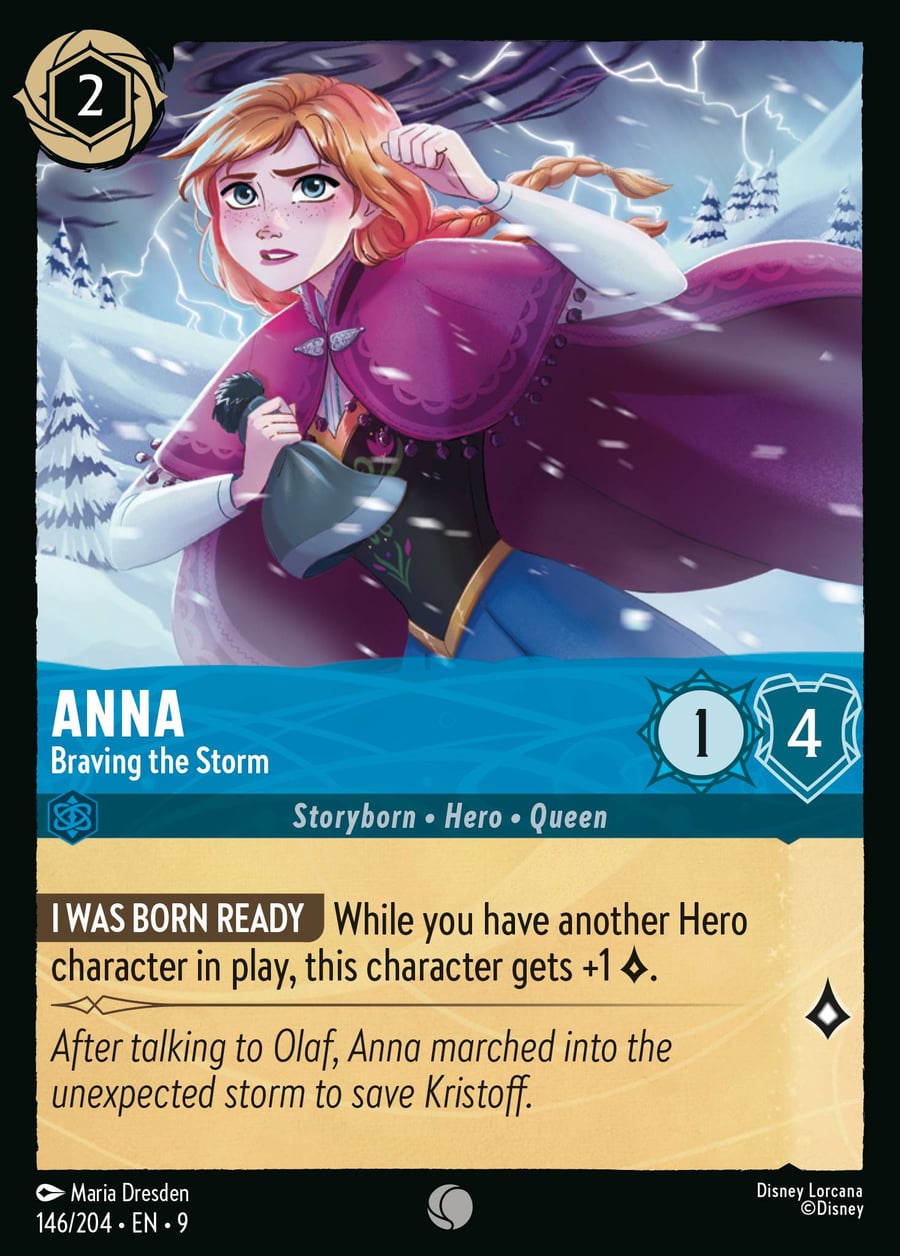 Anna - Braving the Storm card art