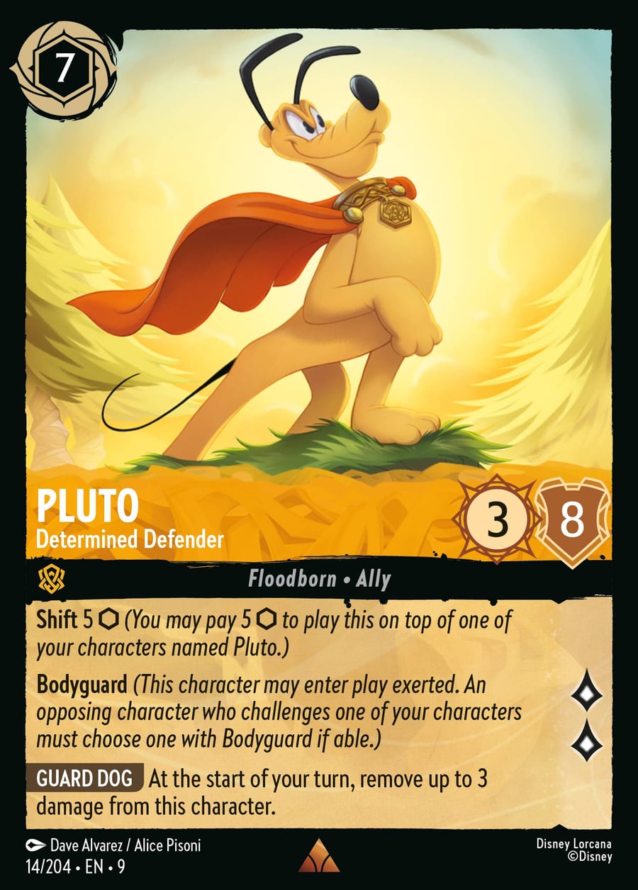 Pluto - Determined Defender card art